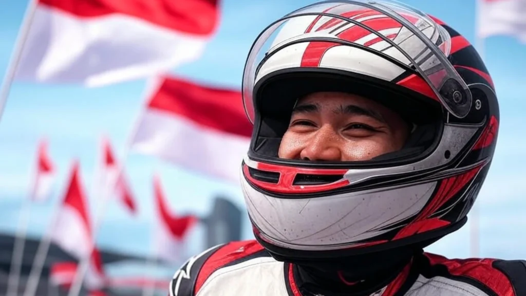 Veda Ega Pratama: Pembalap Muda Indonesia yang Bersinar di Seri Italia
