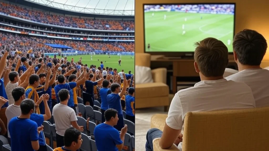 Menonton Sepak Bola: Stadion vs Rumah, Mana yang Lebih Seru?