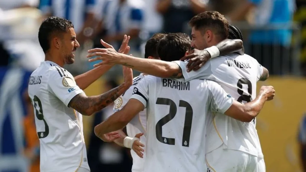 Real Madrid Kalahkan Pachuca Meski Bermain dengan 10 Pemain