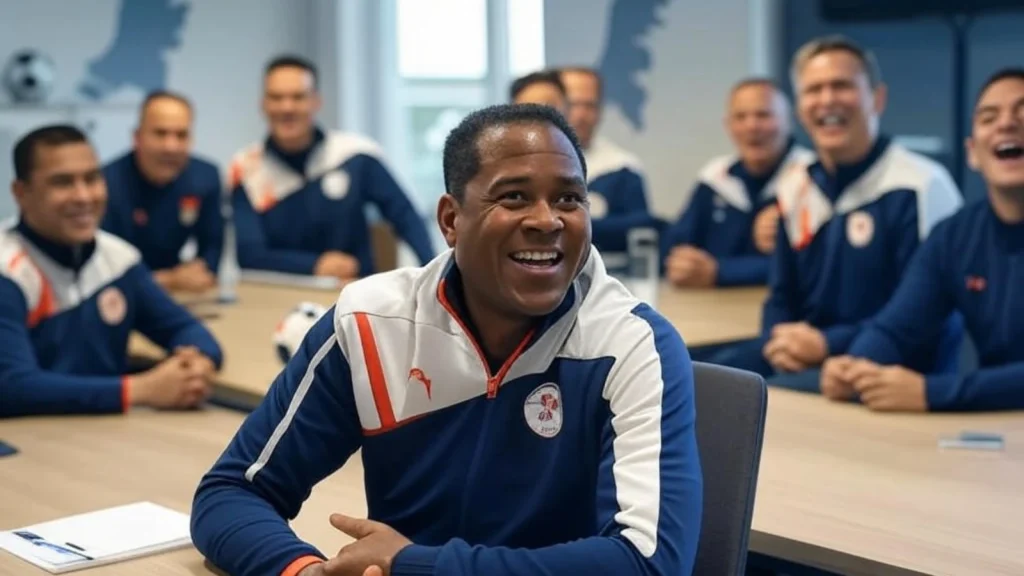 Patrick Kluivert Rapat Tim Pelatih Timnas Indonesia Menuju Piala Dunia 2026